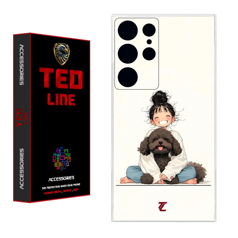 کاور تدلاین طرح سگ کد 1199 مناسب برای گوشی موبایل سامسونگ Galaxy S21 Ultra