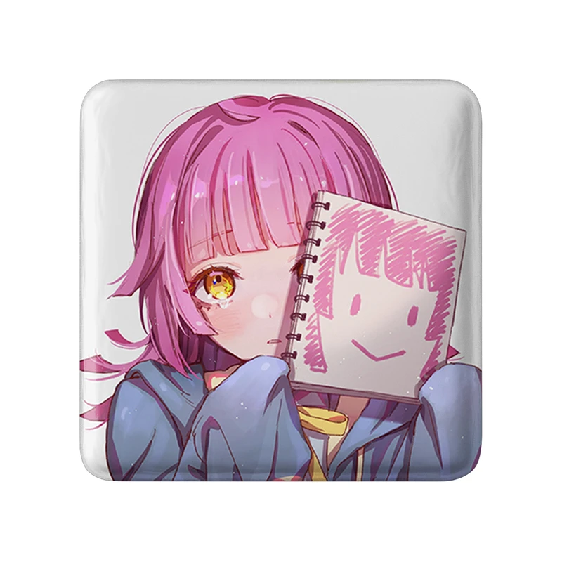 مگنت خندالو طرح تنوجی رینا انیمه لاو لایو Love Live  مدل مربعی کد 18310