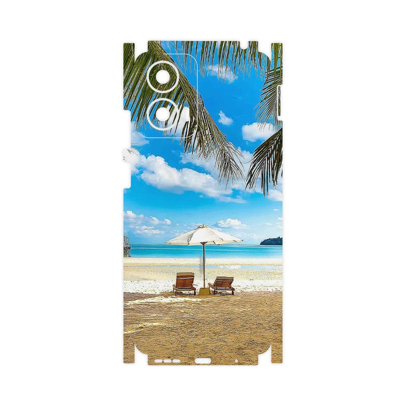 برچسب پوششی ماهوت مدل Beach-FullSkin مناسب برای گوشی موبایل موتورولا Moto G24