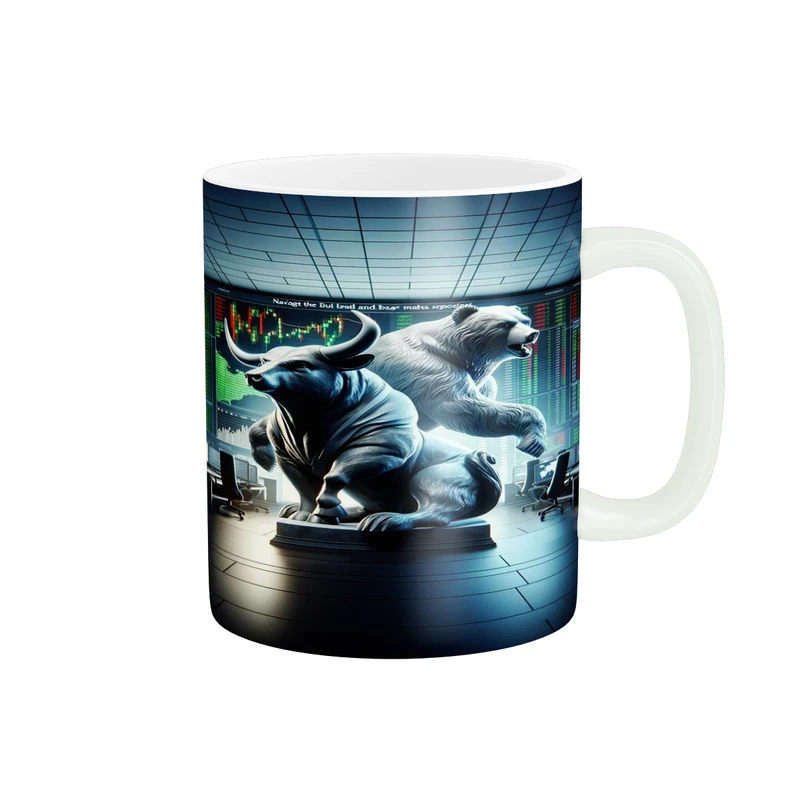 ماگ پادآفرین مدل ترید بورس بازارمالی تریدر کد p2976