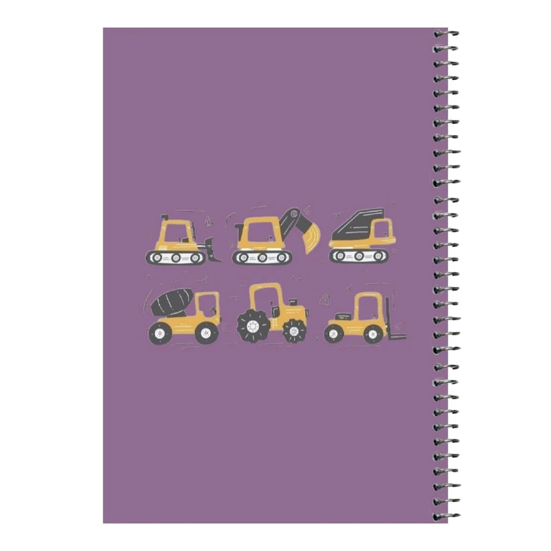 دفتر مشق 80 برگ اس جی مدل ماشین کار کد۴     