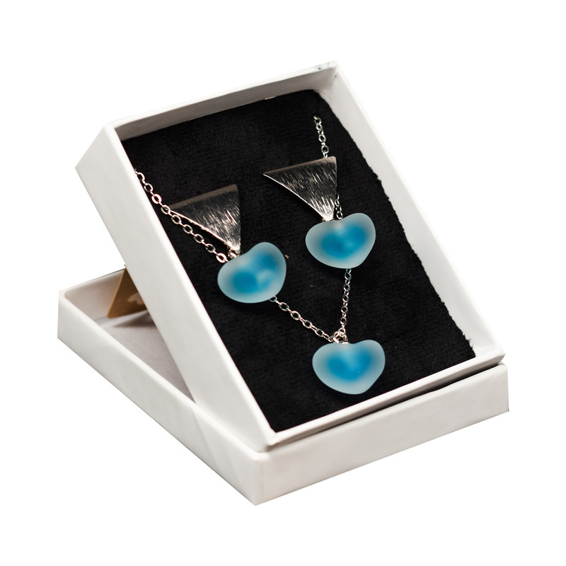 نیم ست دخترانه مدل قلبی سیلیکونی