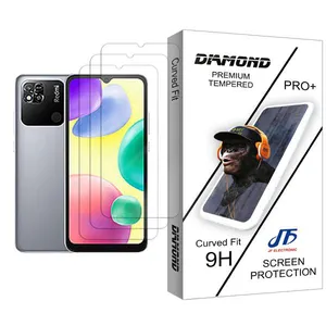 JF Diamond Glass MIX003 Screen Protector For Xiaomi Redmi 10A Pack Of 3