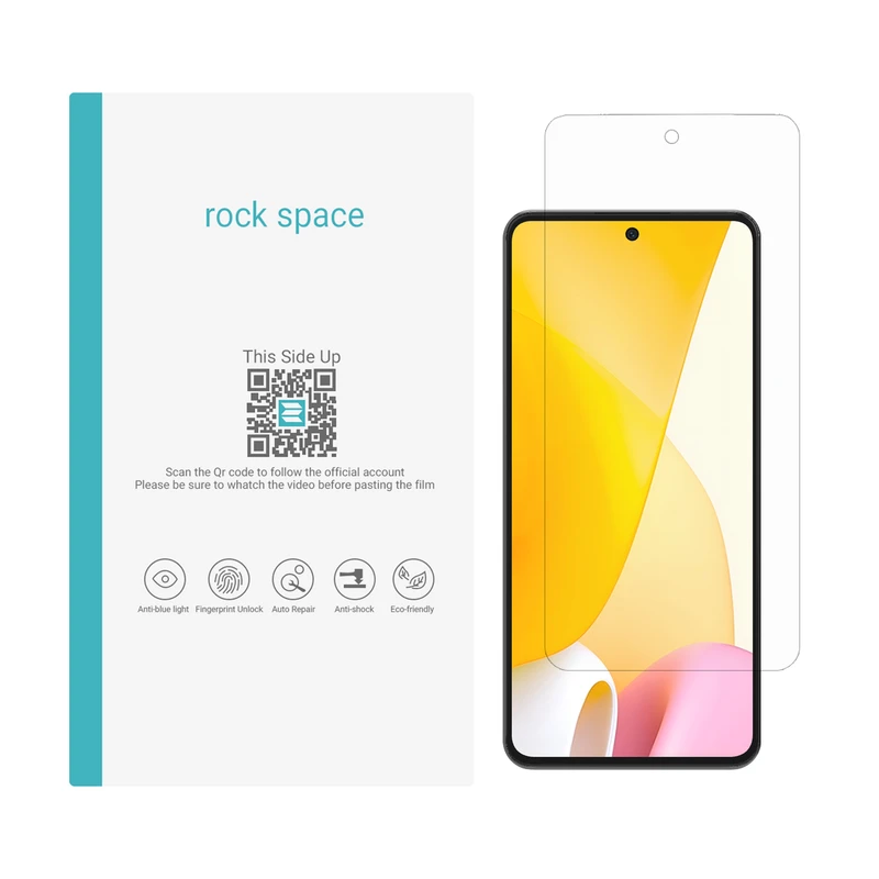 محافظ صفحه نمایش شفاف راک اسپیس مدل Hygel مناسب برای گوشی موبایل شیائومی 12 Lite