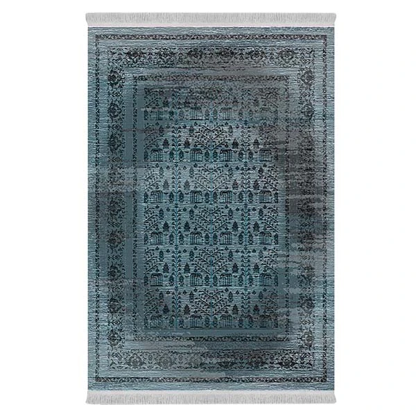 فرش پارچه‌ای دفه مدل فرشینه طرح مدرن کد 267