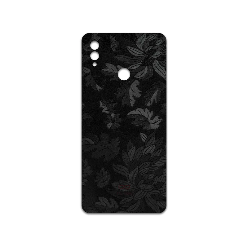 برچسب پوششی ماهوت مدل Black-Wildflower مناسب برای گوشی موبایل آنر Note 10