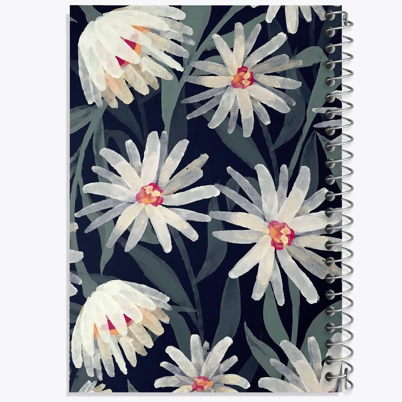 دفتر نت موسیقی 50 برگ خندالو مدل گل گلی کد 29029