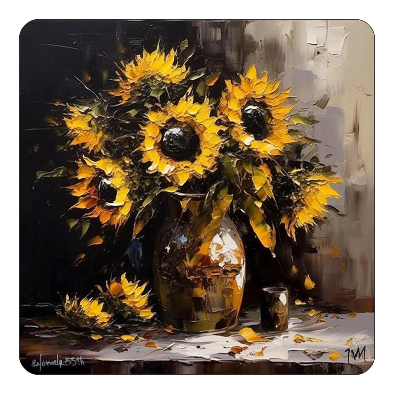 مگنت کاکتی طرح نقاشی رنگ روغن مدل mp72653