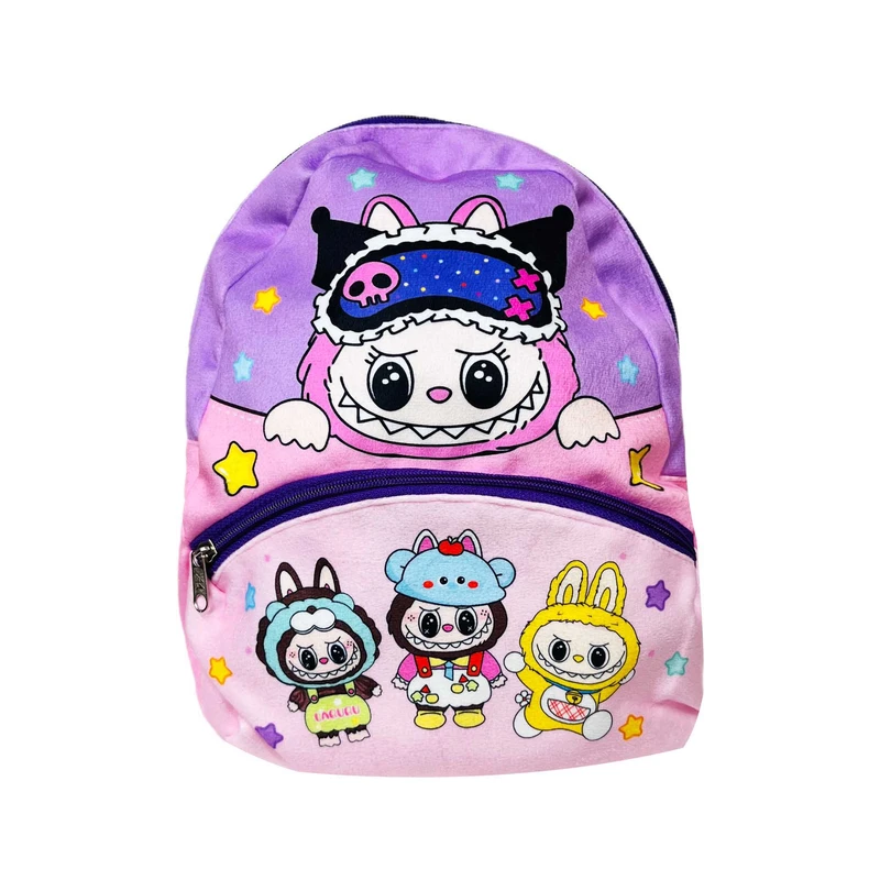 کوله پشتی مدرسه مدل لبوبو و دوستان کد gol01