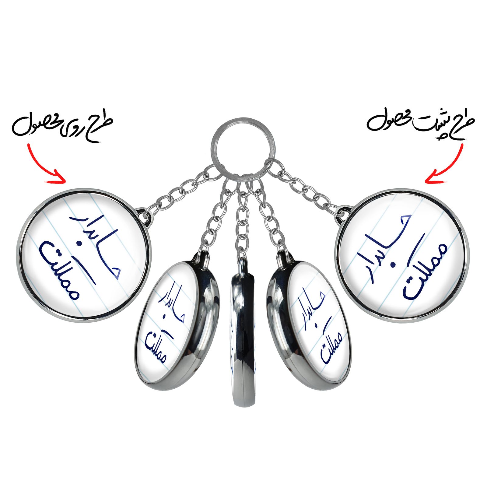 جاکلیدی خندالو طرح حسابدار مملکت مدل دوطرفه کد 58565856 - - 2