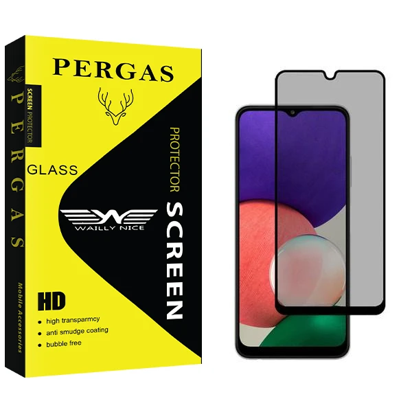 محافظ صفحه نمایش حریم شخصی وایلی نایس مدل Pergas مناسب برای گوشی موبایل سامسونگ Galaxy A22 5G