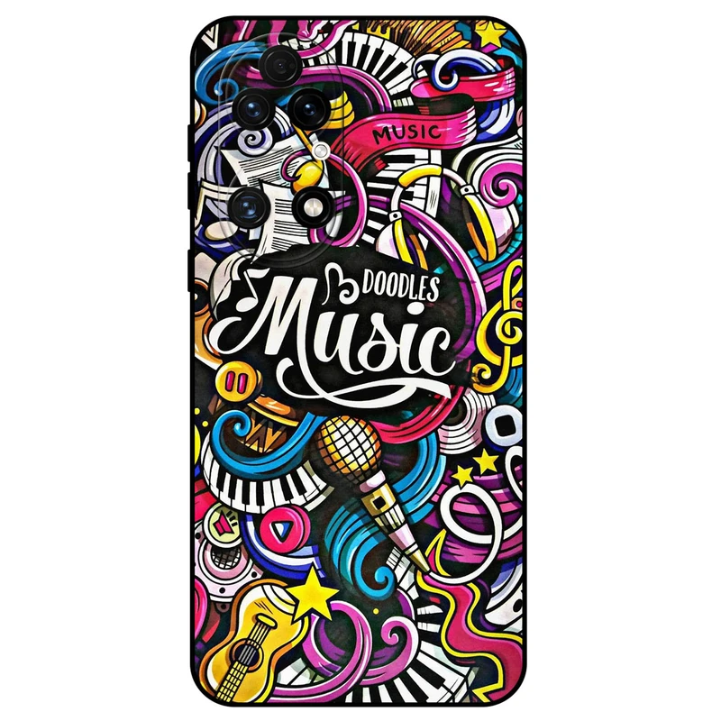 کاور مگافون طرح موزیک مدل 8241 مناسب برای گوشی موبایل هوآوی P50 / P50E