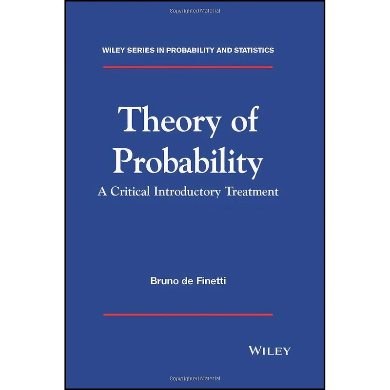 کتاب Theory of Probability اثر Bruno De Finetti انتشارات Wiley
