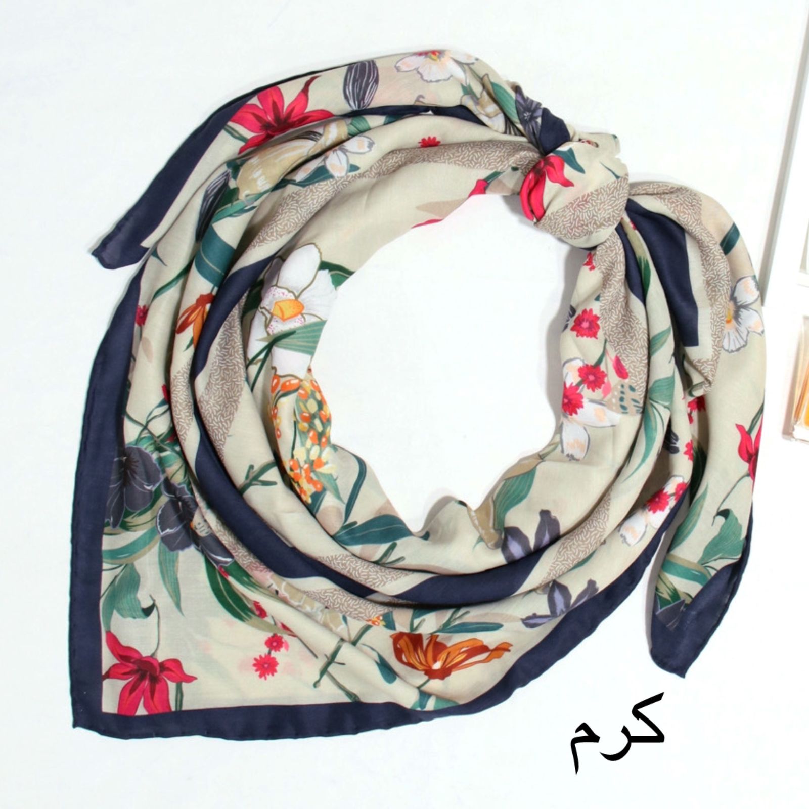 روسری زنانه آنالیا مدل بهاری کد 9860 -  - 2