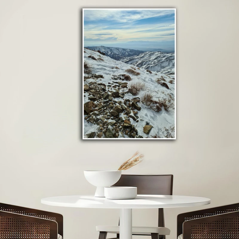 تابلو نوری بکلیت طرح منظره زمستانی مدل W-D1312