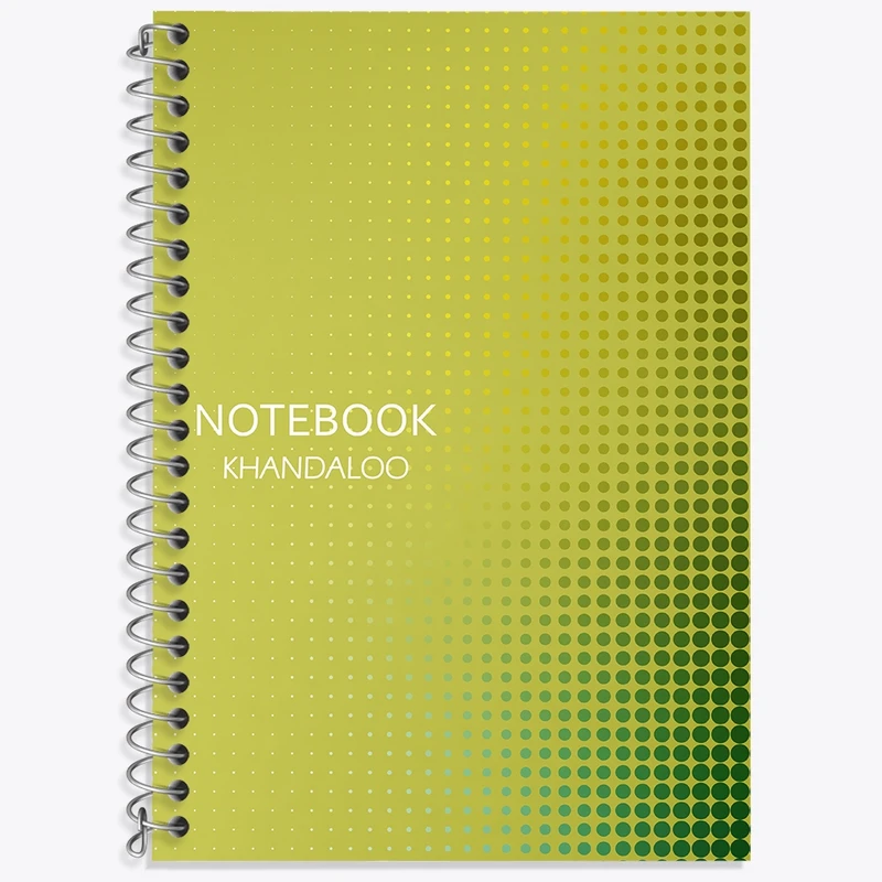 دفتر زبان 50 برگ خندالو مدل سه خط طرح مدرن کد N115