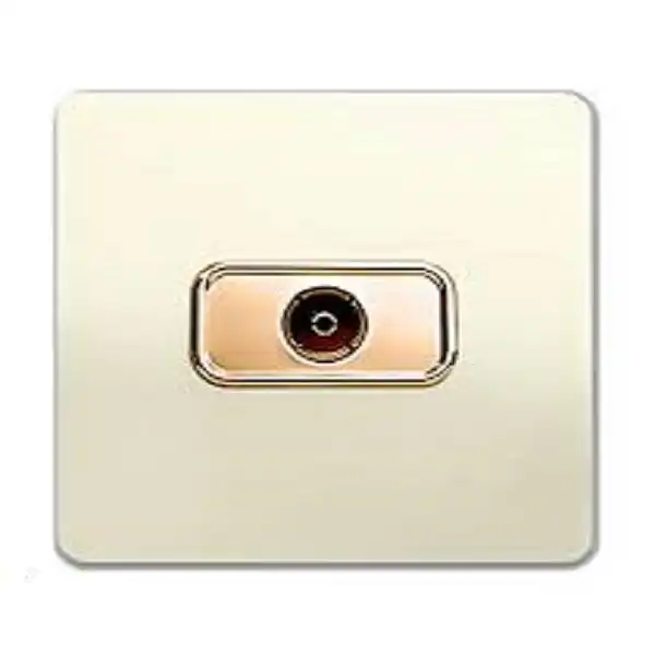 پریز آنتن صنایع آسیا الکتریک مدل کریستال بسته 5 عددی