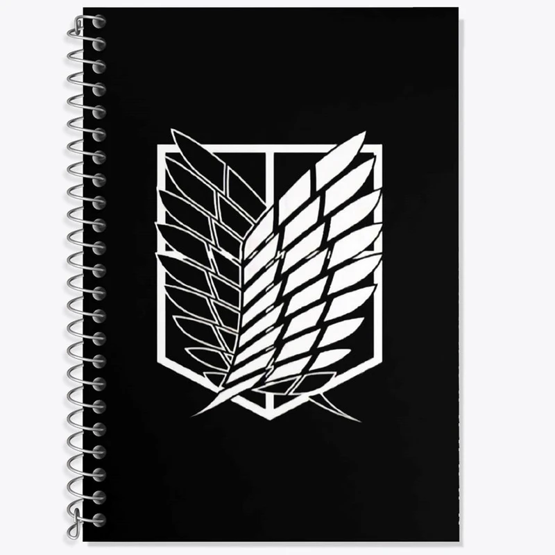 دفتر لغت 50 برگ خندالو مدل انیمه اتک آن تایتان Attack on Titan کد 4851