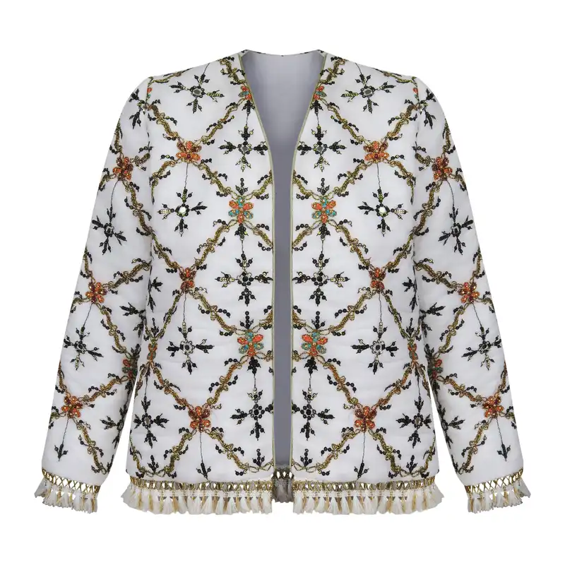 کت زنانه مدل آینه دوزی