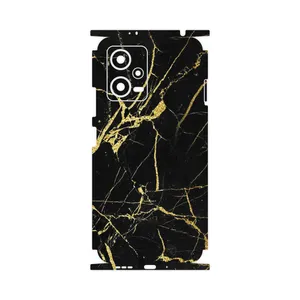 MAHOOT Graphite_Gold_Marble-FullSkin Cover Sticker for Xiaomi Redmi Note 12 5G