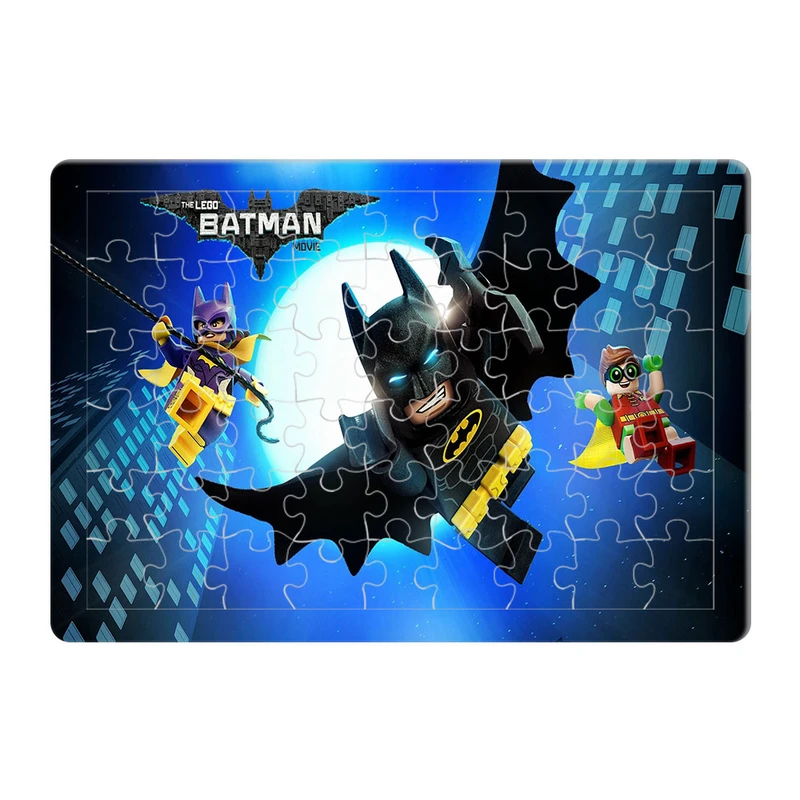 پازل 54 تکه هومرو مدل PL605 طرح انیمیشن بتمن لگویی