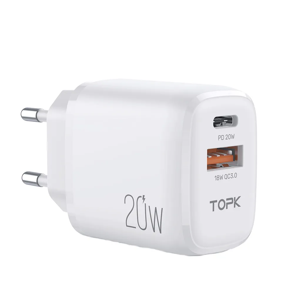 شارژر دیواری تاپکی مدل B210P-20W+E2:E19 PD
