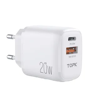 شارژر دیواری تاپکی مدل B210P-20W+E2:E19 PD