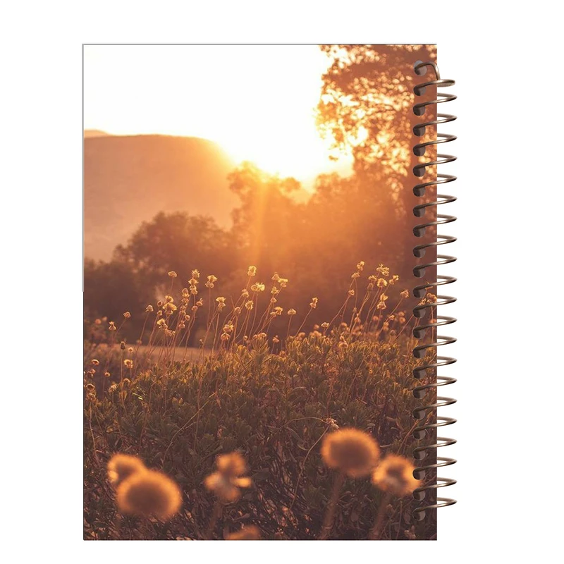 دفتر شکرگزاری طرح طبیعت کد T69