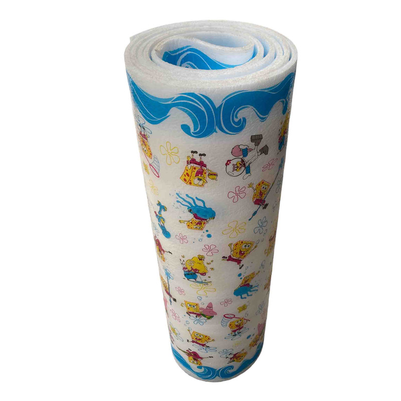 فوم پلی اتیلن طرح باب اسفنجی کد FO10mm طول 2 متر