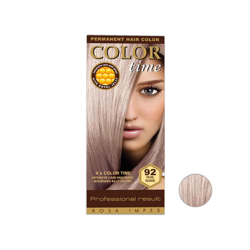 کیت رنگ مو کالرتایم شماره 92 حجم 40 میلی لیتر رنگ بلوند مروارید