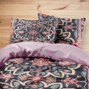 سرویس روتختی مدوپد طرح قالیچه بیجار مدرن ترنجی مدل C-bijar-M50 یک نفره 4 تکه