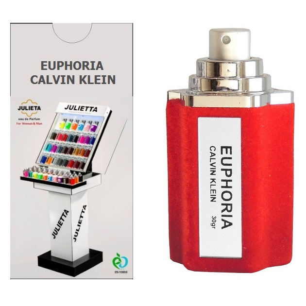  ادو پرفیوم زنانه ژولییتا مدل Calvin klein Euphoria حجم 30 میلی لیتر