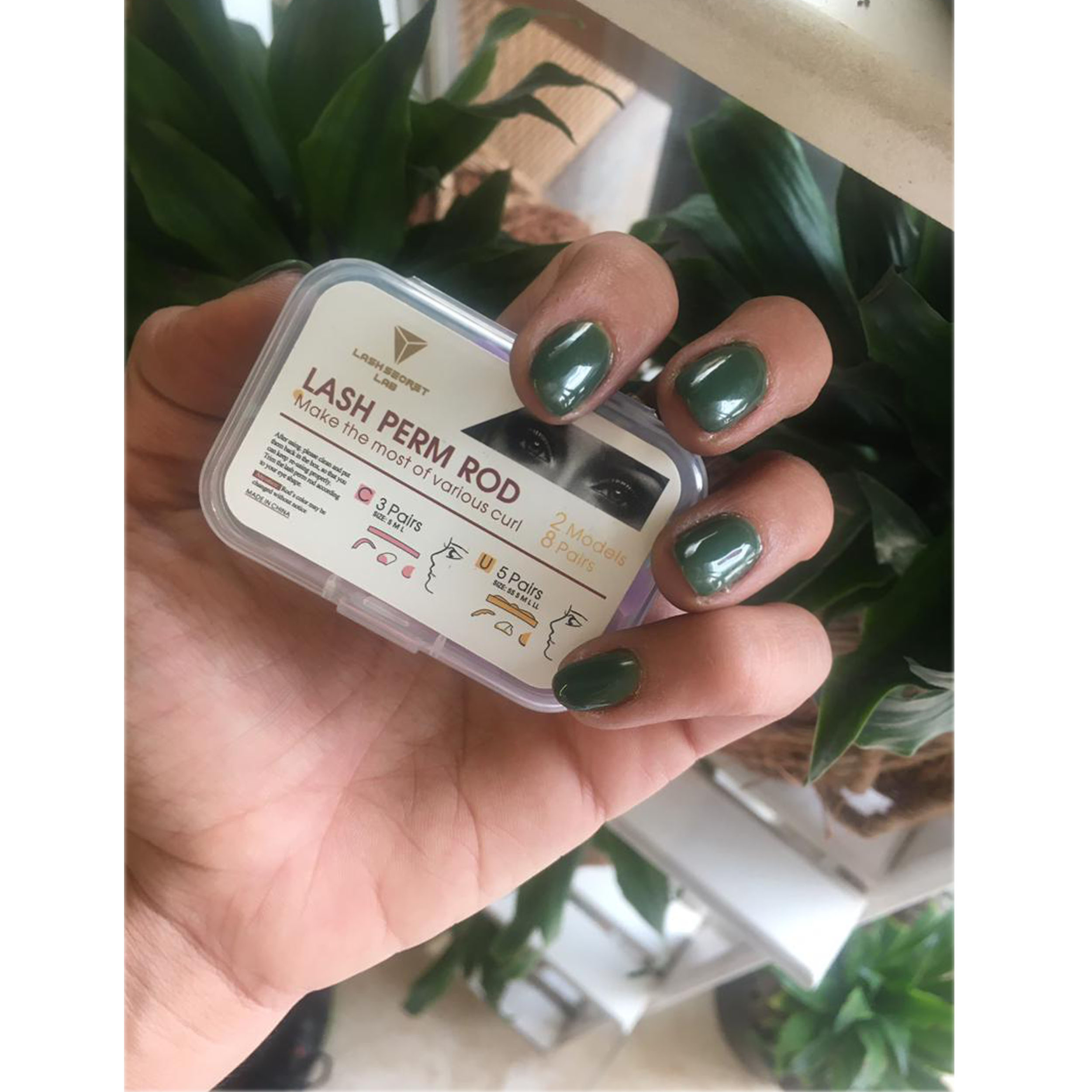 بیگودی مژه مدل Lash Perm Rod مجموعه 10 عددی