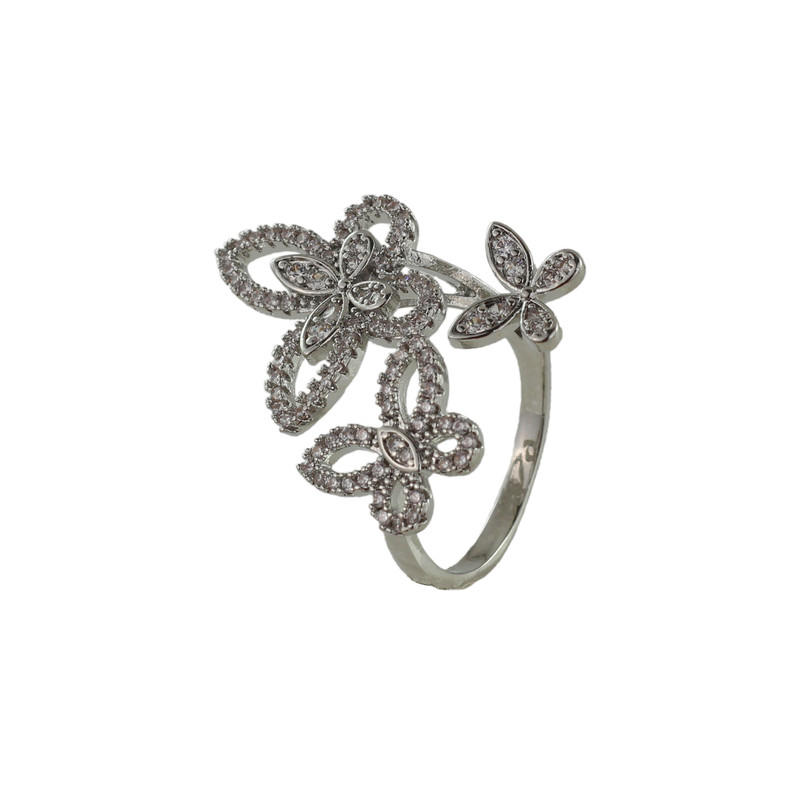 انگشتر زنانه وای اس ایکس مدل پروانه کد AAE-204