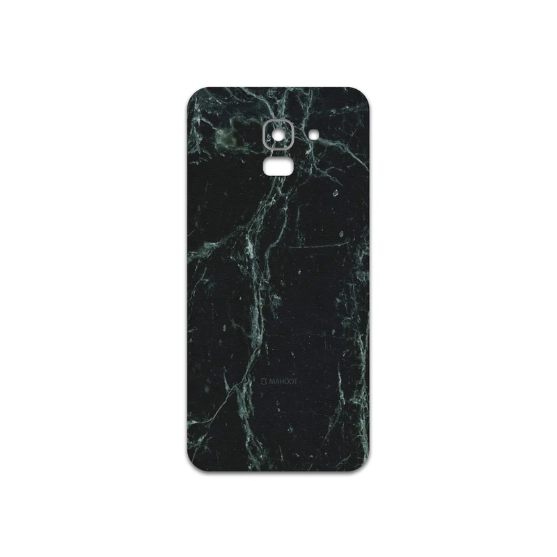 برچسب پوششی ماهوت مدل Graphite-Green-Marble مناسب برای گوشی موبایل سامسونگ Galaxy J6
