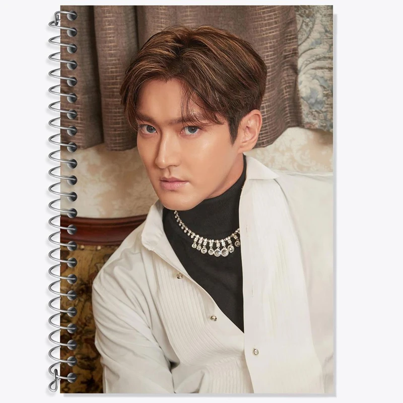 دفتر زبان 50 برگ خندالو مدل سه خط طرح شیوون گروه سوپر جونیور Super Junior کد 21427
