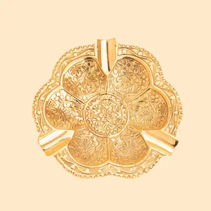 زیر سیگاری برنجی مدل پیونی 3251