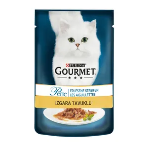 غذای مرطوب گربه بالغ پورینا مدل Perle-chicken وزن 85 گرم
