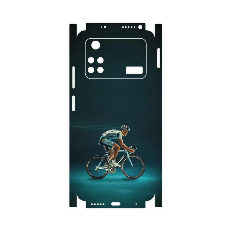 برچسب پوششی ماهوت مدل Road-cycling-FullSkin مناسب برای گوشی موبایل شیائومی Poco M4 Pro 4G