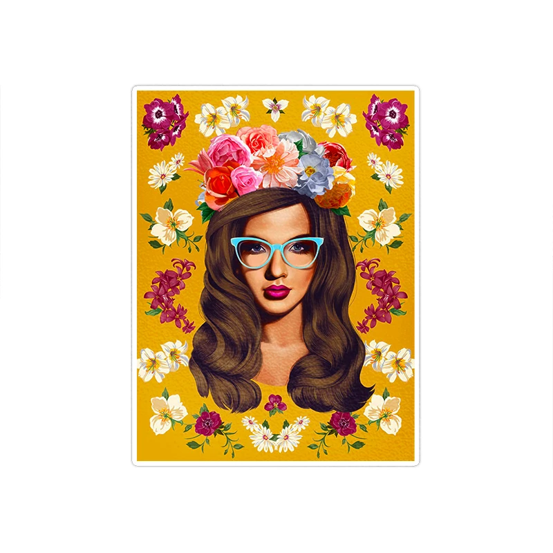 استیکر تزئینی موبایل و تبلت ماسا دیزاین مدل stkv0116 طرح girl.دختر