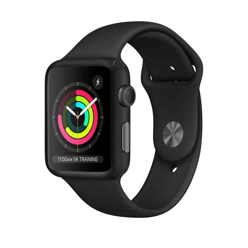 برچسب ماهوت طرح Matte-Black مناسب برای اپل واچ Watch 3 42mm