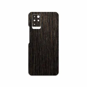 MAHOOT Dark-Gold-Stripes-Wood Cover Sticker for Infinix Note 10
