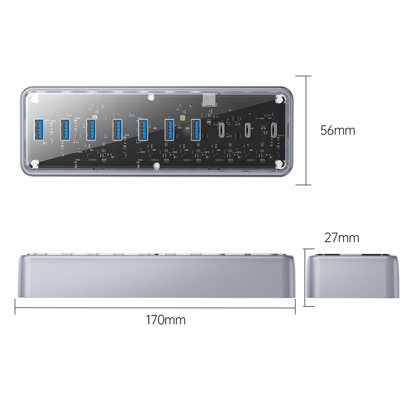 هاب ۱۰ پورت USB اوریکو مدل OMM-10P