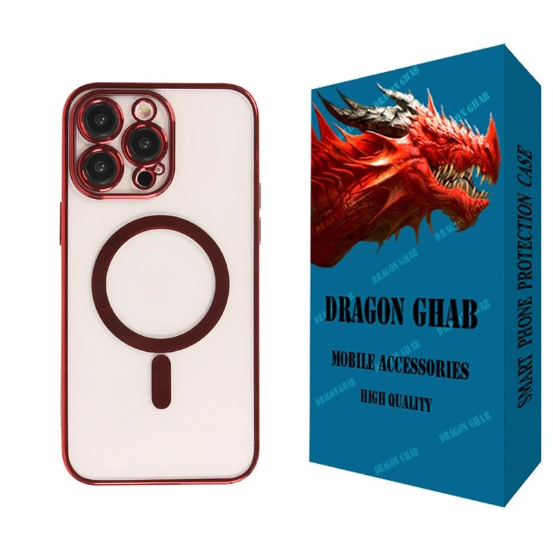 کاور دراگون قاب مدل مگ سیف طرح LUX مناسب برای گوشی موبایل اپل iPhone 14 Pro Max