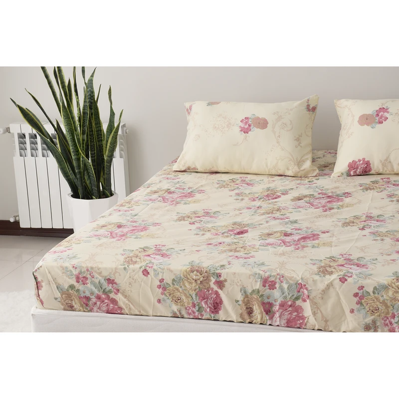 سرویس ملحفه بومرنگ مدل Delbaran-90 یک نفره 2 تکه