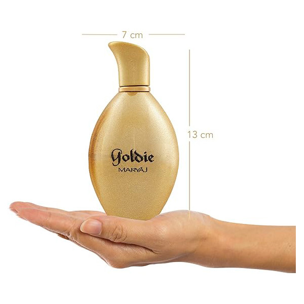 ادوپرفیوم زنانه ماریاژ مدل atraccion gold  با رایحه شیرین حجم 100 میلی‌لیتر و عطر جیبی زنانه صندل مدل گود گرل  با ایحه شیرین حجم 25 میلی لیتر
