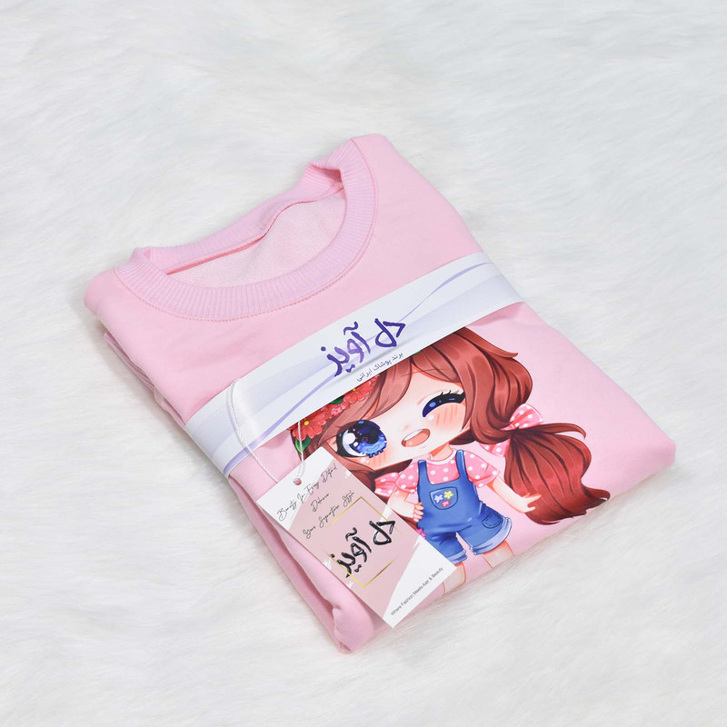 سویشرت دخترانه دل آویز مدل T392