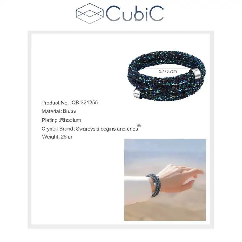 دستبند زنانه کوبیک مدل QB-321255