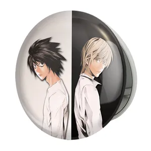 آینه جیبی خندالو طرح ال و لایت یاگامی انیمه دفترچه مرگ Death Note مدل تاشو کد 4930 
