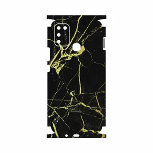 MAHOOT Graphite-Gold-Marble-FullSkin Cover Sticker for Infinix Hot 10 Play